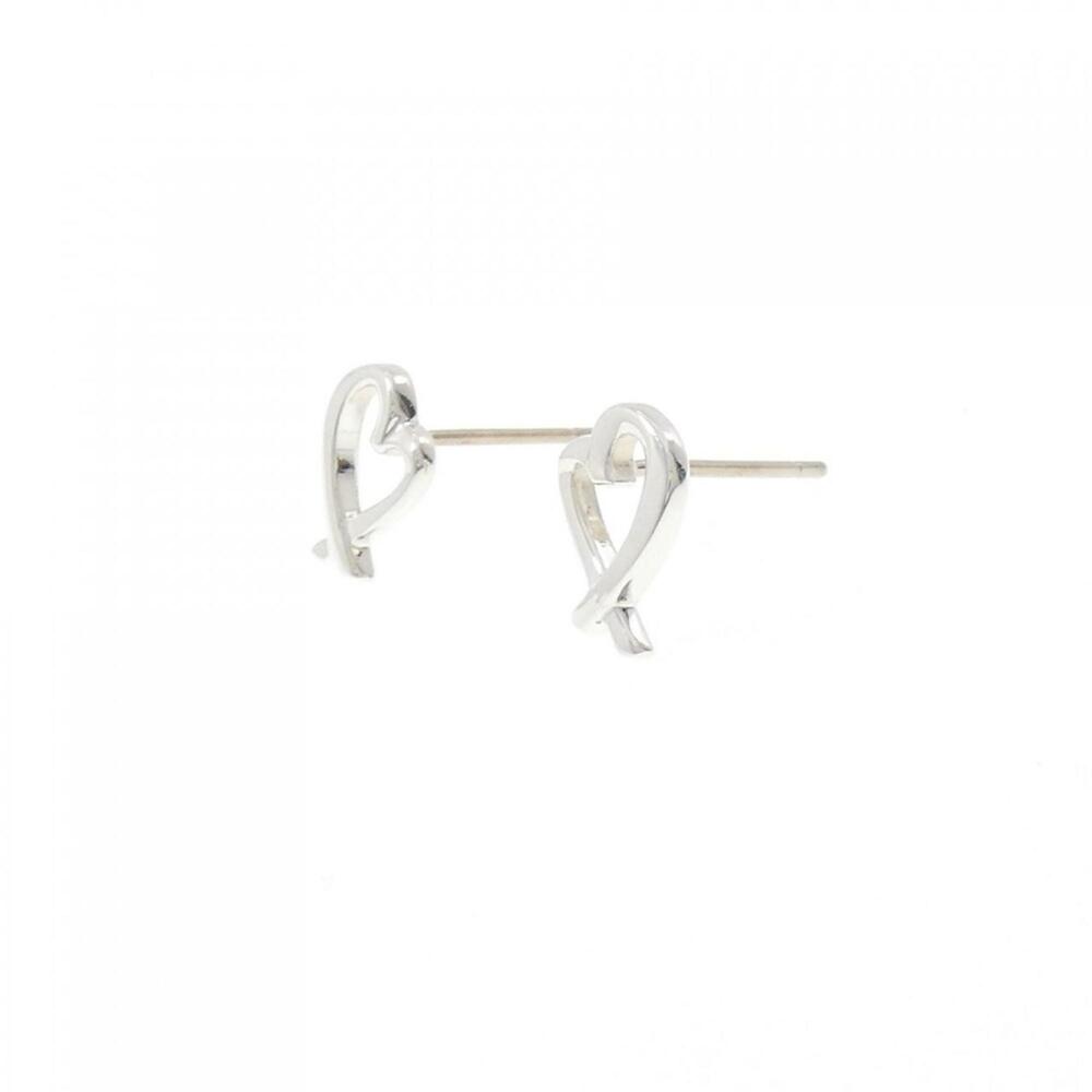 TIFFANY Authentic Silver Heart Earrings - Picture 2 of 4